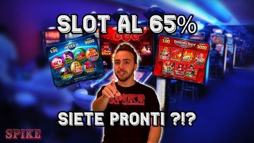Articolo Payout 65% Slot Machine Bar Logo