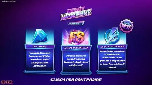 Dandy Diamonds Slot Funzioni Speciali