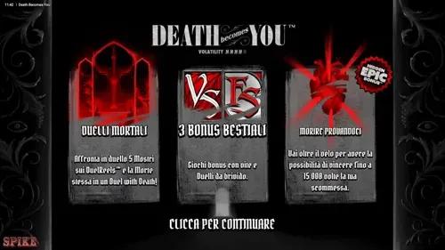 Death Becomes You Slot Funzioni Speciali