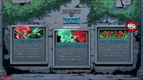 Dynasty Of Death Slot Funzioni Speciali