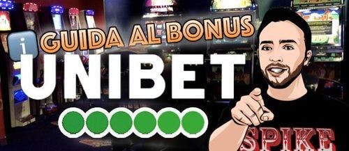 Guida Bonus Benvenuto Unibet Casino