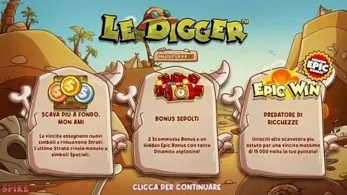 Le Digger Slot Funzione Speciali