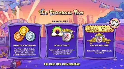 Le Football Fan Slot Funzioni Speciali