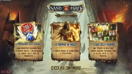 Sand And Ashes Slot Funzioni Speciali