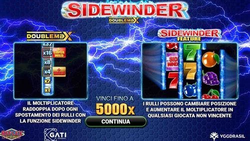 Sidewinder DoubleMax Slot Gratis