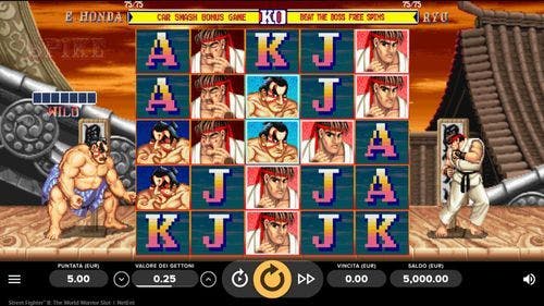 Main Screen Slot Online Street Fighter II