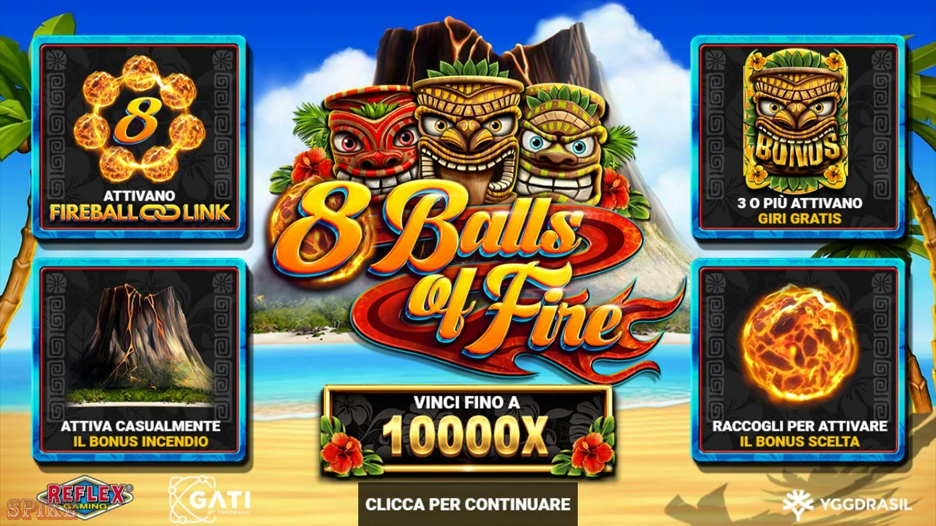 8 Balls Of Fire Slot Gratis