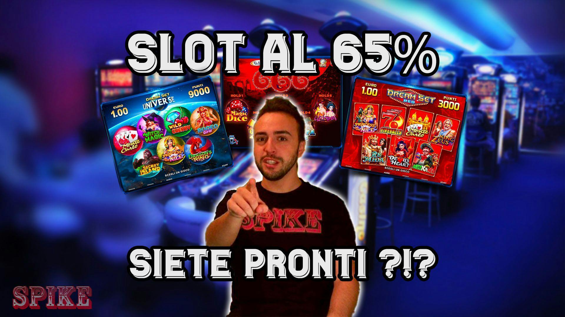 Articolo Payout 65% Slot Machine Bar Logo