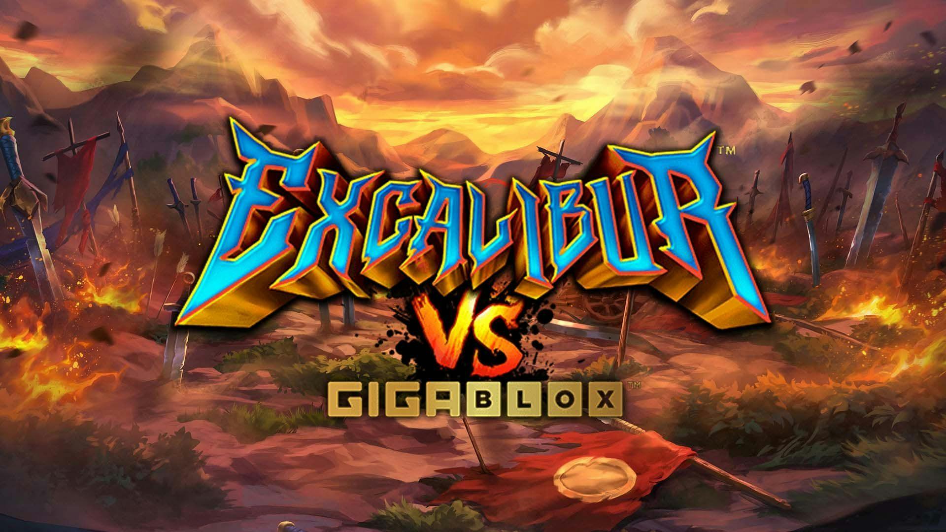 Excalibur VS GigaBlox Slot Machine Online Free Game Play