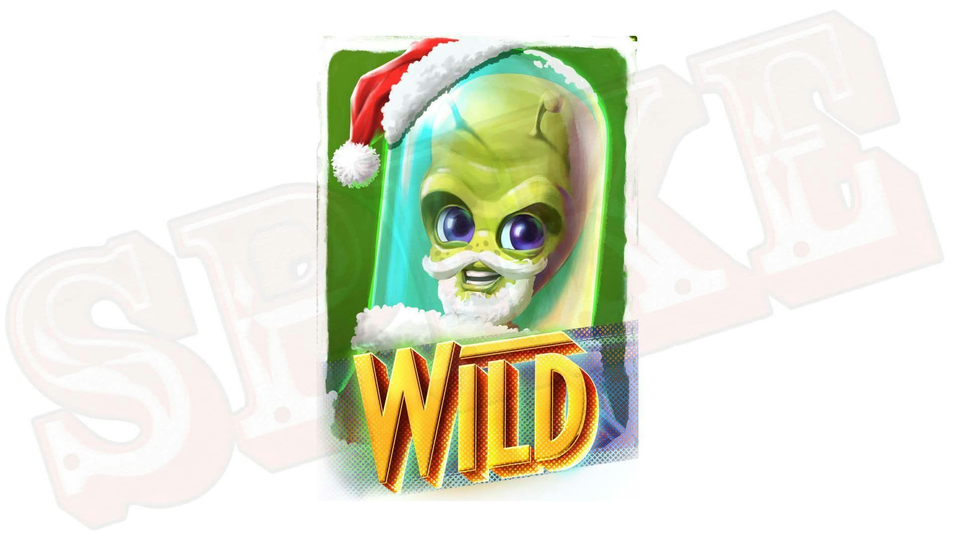 Invading Vegas: Las Christmas Slot Simbolo Wild