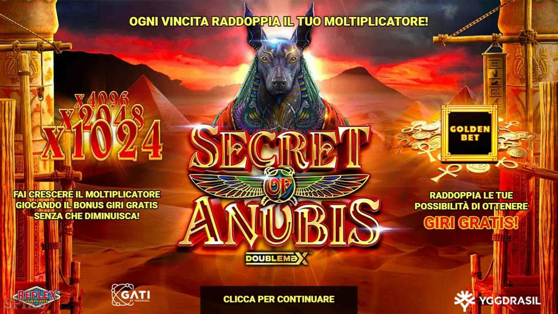 Secret of Anubis DoubleMax Slot Gratis