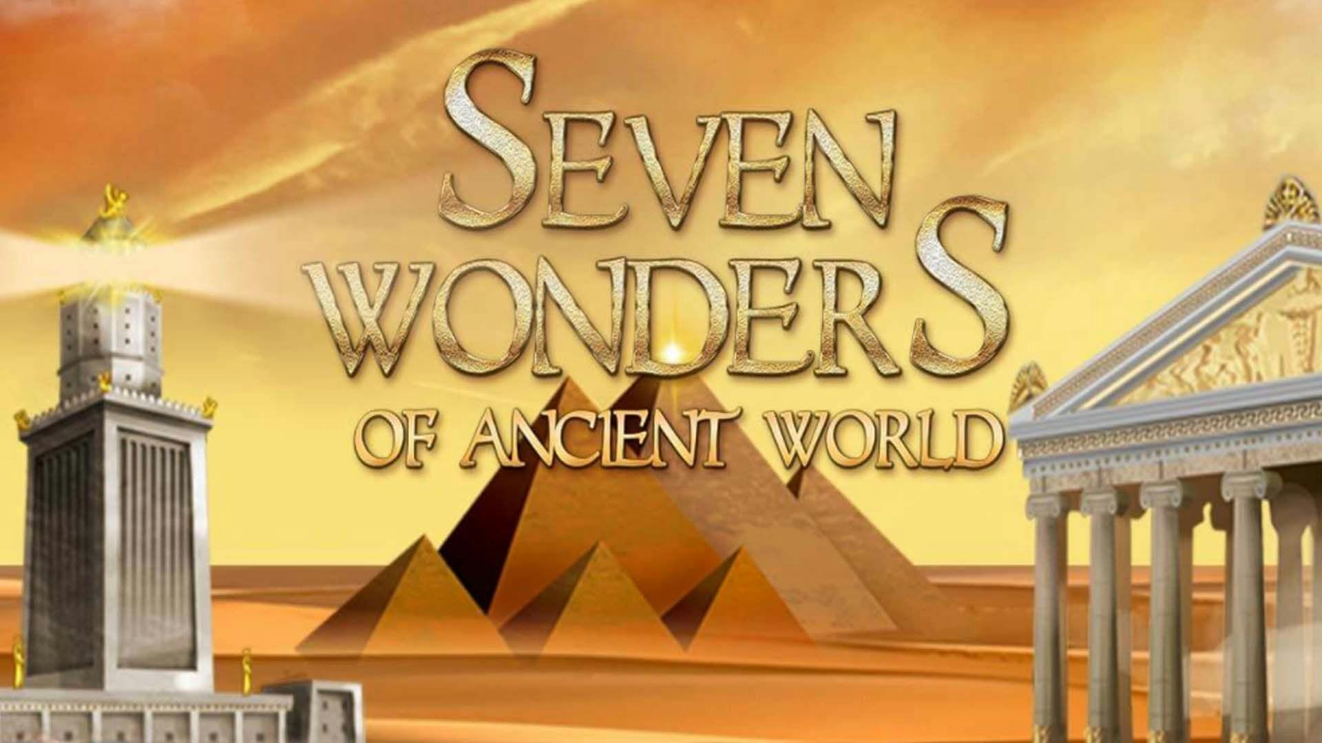 Seven Wonders of Ancient World Online Slot Logo