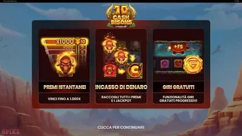 10 Cash Bisons Slot Funzioni Speciali