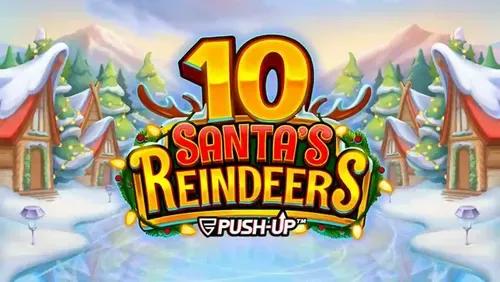 10 Santa's Reindeers Slot Machine Online Free Game Play