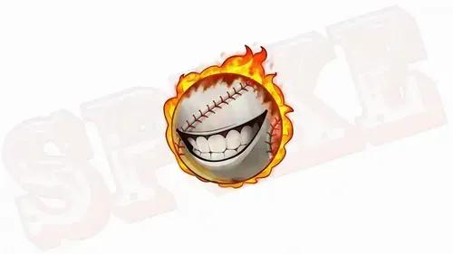 12 Burning Baseballs Slot Simbolo Scatter