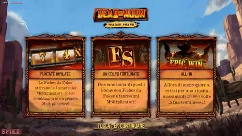 Dead By Noon Slot Funzioni Speciali