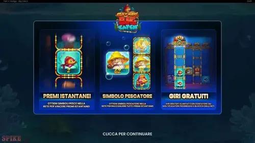 Fish 'N' Nudge Big Catch Slot Funzioni Speciali