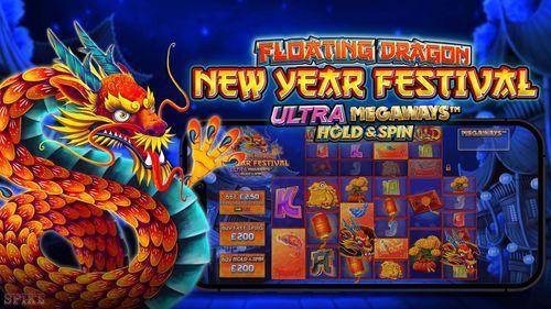 Floating Dragon New Year Festival Ultra Megaways Hold & Spin Slot Gratis