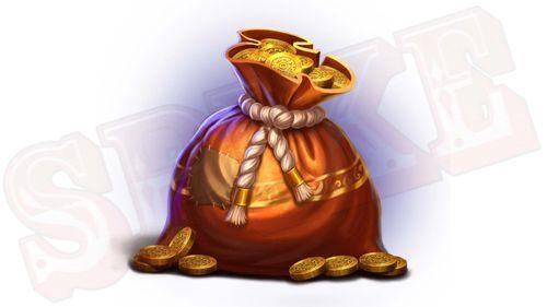 Gold Oasis Slot Simbolo Sacco Denaro