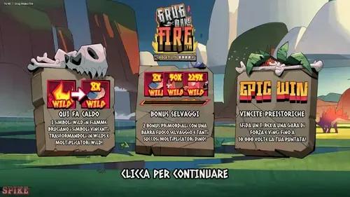 Grug Make Fire Slot Funzioni Speciali