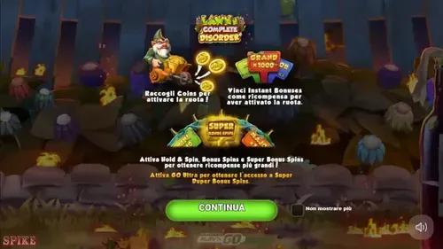 Lawn N' Complete Disorder Slot Funzioni Speciali