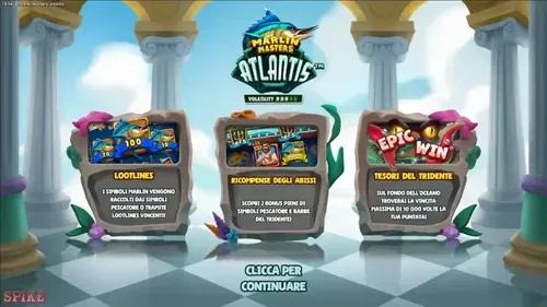 Marlin Masters Atlantis Slot Funzioni Speciali
