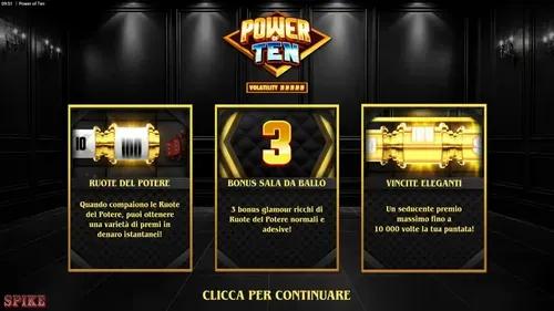 Power Of Ten Slot Funzioni Speciali