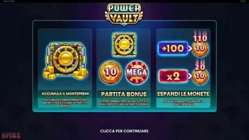 Power Vault Slot Funzioni Speciali