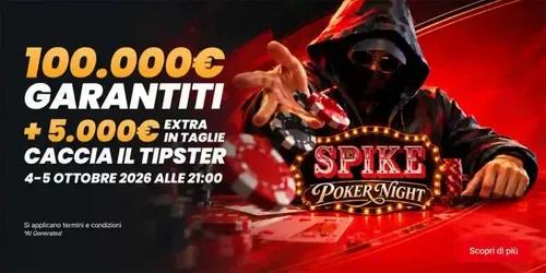 SPIKE Poker Night Ottobre 2026