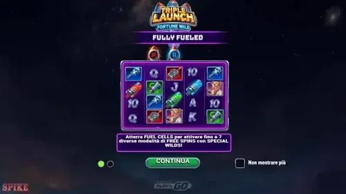Triple Launch Fortune Wild Slot Funzioni Speciali