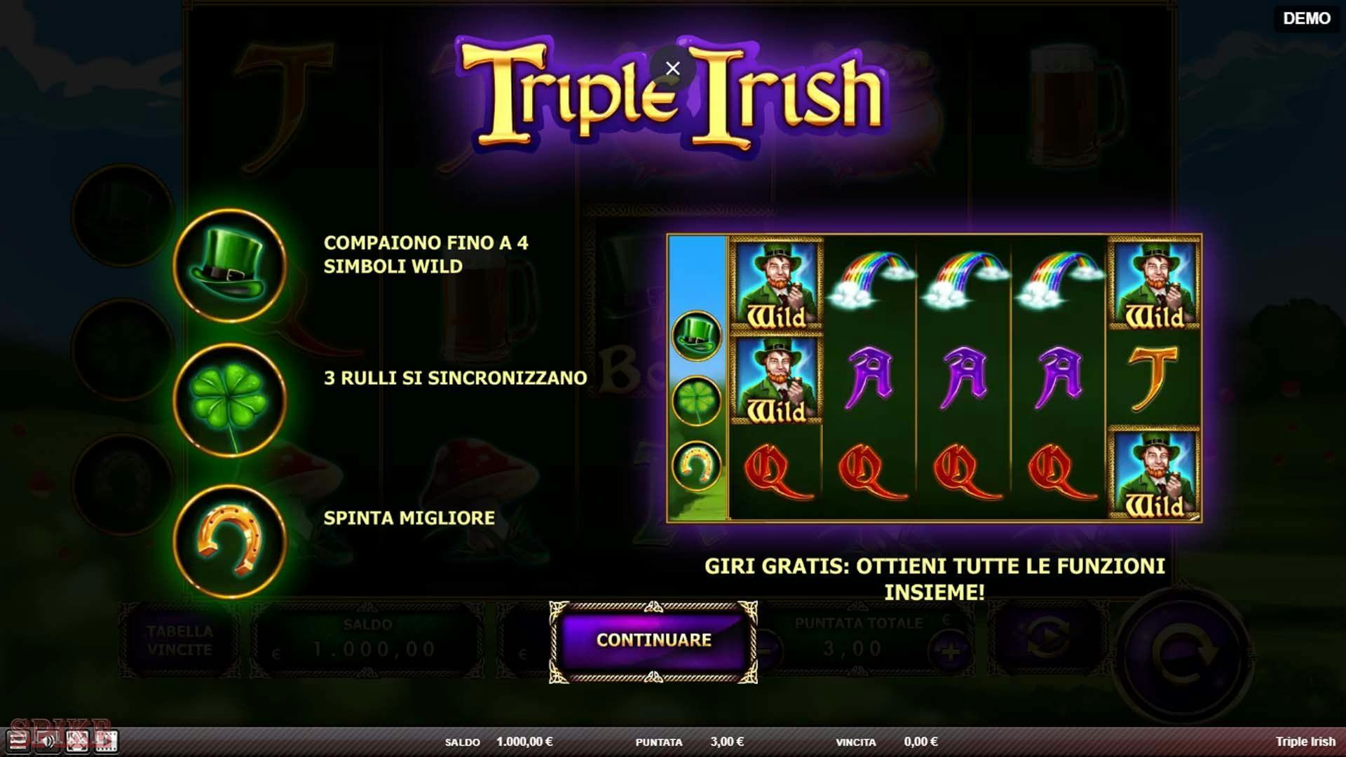 Triple Irish Slot Gratis